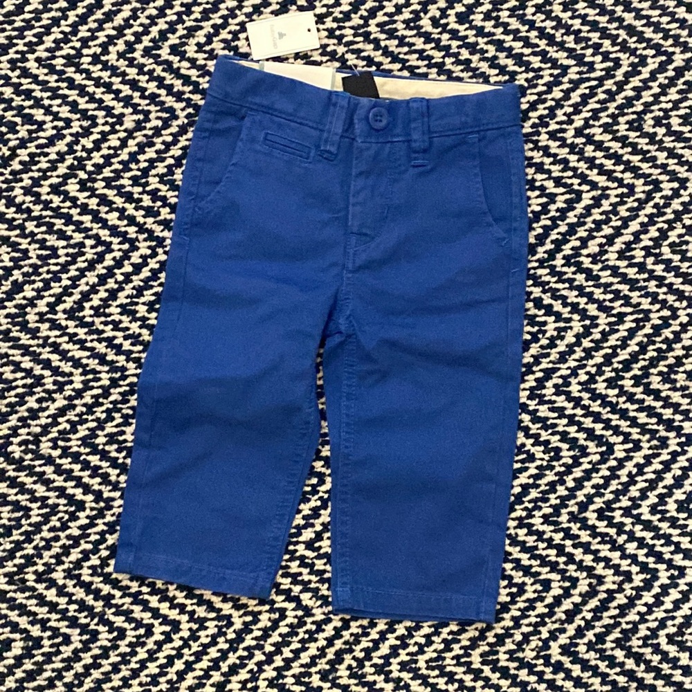NWT Gap Baby Boy Blue khaki Pants. Size 12-18 months